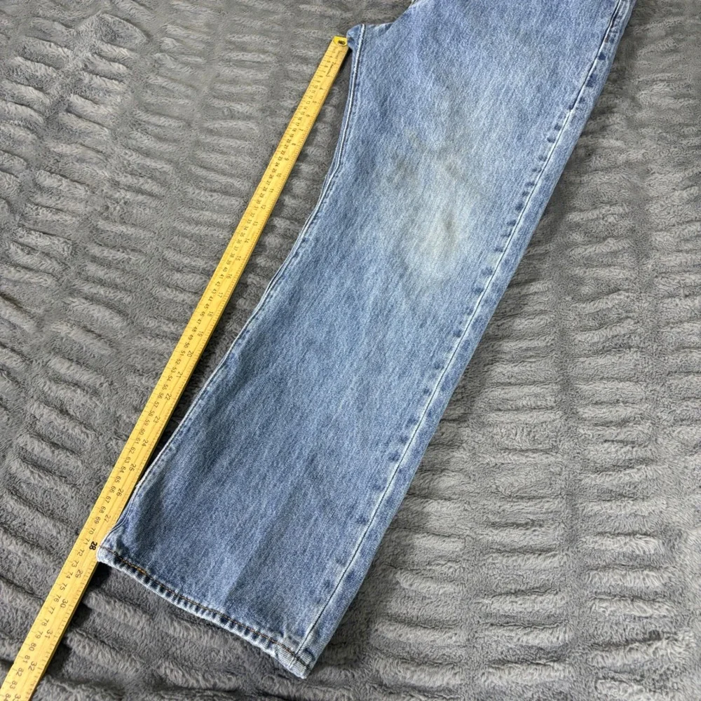 Levis 501 Original Fit Mens 38x30 Medium Wash Blue Straight Leg Button Fly Jeans